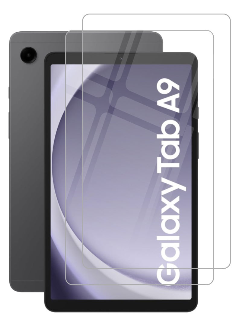 Theodor 2 Pack Screen Protector for Samsung Galaxy Tab A9 8.7 Inch 2023, 9H Hardness Tempered Glass, Bubble Free Easy Installation, Full Coverage And Anti Scratch Case Friendly- Clear - Image 1